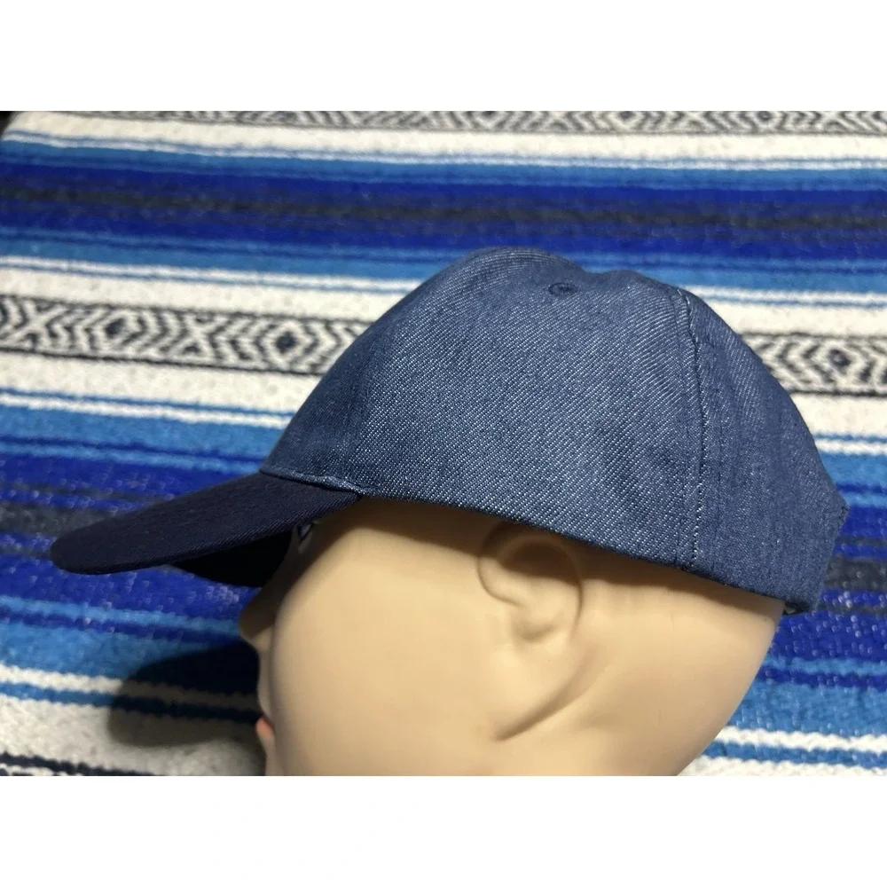 Mickey Mouse Hat USA Blue Denim Strapback Americana Patriotic Casual Adjustable
